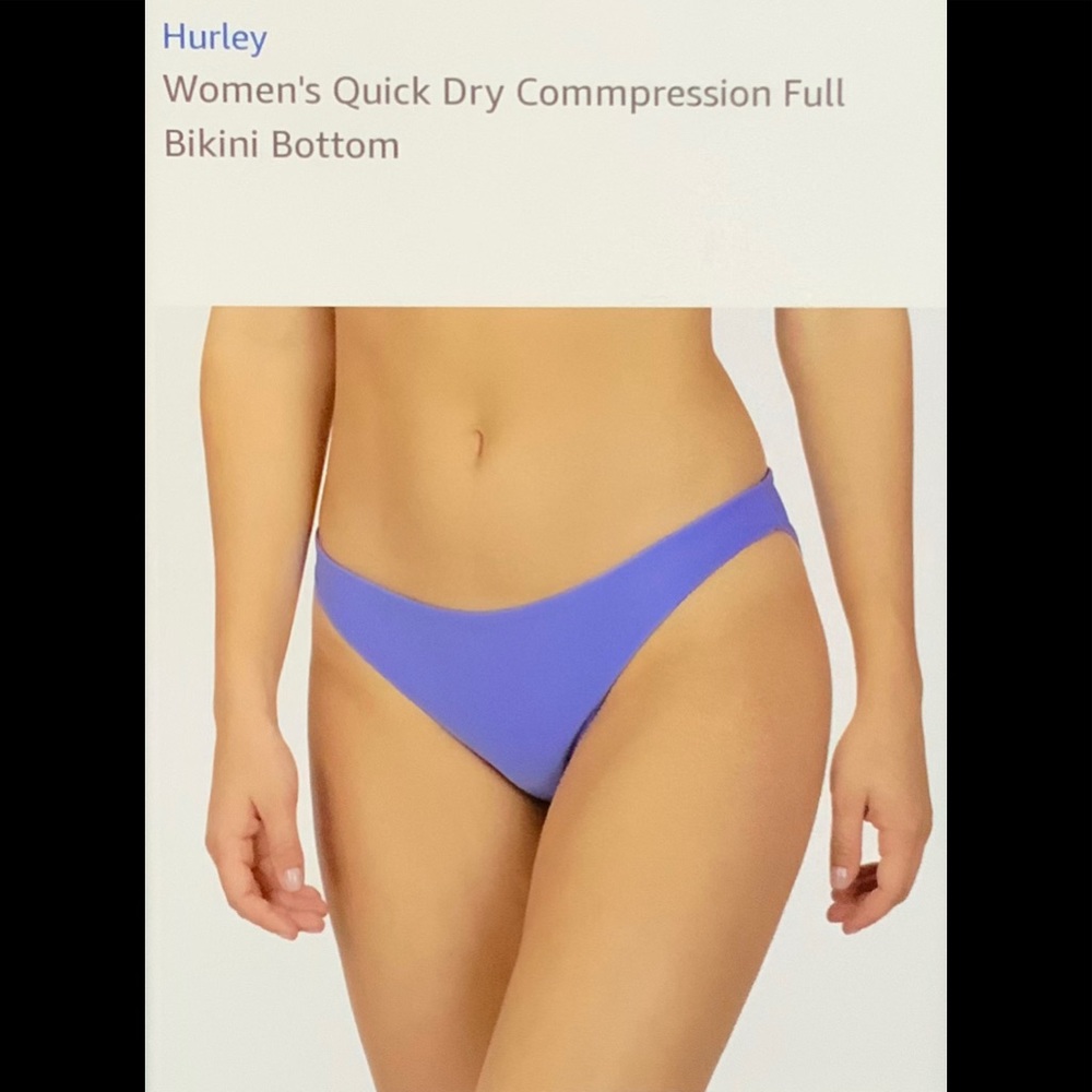 🌺Hurley Quick Dry Compression Bikini Surf Bottoms FINAL SALE PRICE